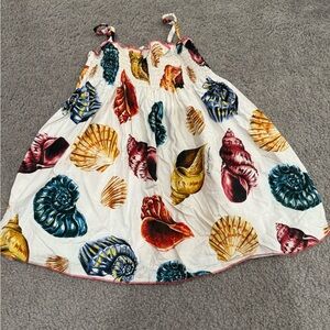 Dolce & Gabbana Kids Dress - Multicolor Seashell Print